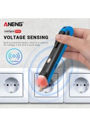 Electricity Tester Pencil Digital 90-1000V 12-1000V AC Non-Contact Voltage Detector Tester Pen Tester Meter Volt Current Electrical