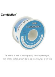 50g/100g Solder Welding Wire High Purity Low Fusion Spot 0.3/0.5/0.8/1/1.2mm Rosin Solder Wire Roll No Clean Tin BGA Soldering