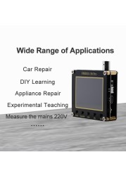 FNIRSI-138 Pro Handheld Digital Oscilloscope 2.5MSa/s 200KHz Analog Bandwidth Support Auto, 80Khz PWM and Firmware Update