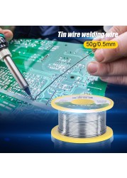 Welding Wire 50g 0.5mm 0.8mm 1.0mmWire Melt Rosin Core Welding Welding Wire Roll No Clean Welding Accessories