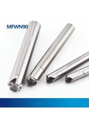 MFWN C15 C16 C19 C20 C24 C25 2T 3T 4T Double-sided 90-degree Fast Feed Milling Cutter CNC Tool Holder Cutter WNMU040304 Tool