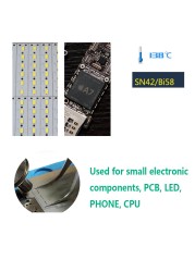 30 جرام/55 جرام لصق لحام خالي من الرصاص 138 درجة صيانة لحام القصدير آيفون PCB بغا LED حماية البيئة القصدير الطين وحدة المعالجة المركزية