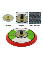 Professional 5" 125mm Da Orbital Sanding Pad Plate 5/16" Support Plate Hook and Loop Air Disc Sanders Polisher