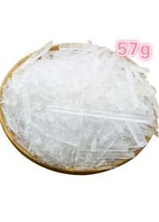 57g solid crystals of menthol and natural methanol, cosmetic additives, refreshing, suitable for sensitive skin