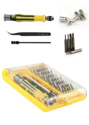 Precision Magnetic Screwdriver Set, 45 in 1, Tools With Tweezers