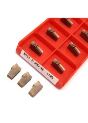 10pcs Metal Parts N151.2 200 300 400 4E 1025 1125 Carbide Insert Milling Cutting Tool Indexable Cutter N 151.2