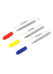 50pcs Plotter Blade Set 30/45/60 Degree Roland Cricut Tool Wood Working Blades Vinyl Cutter Offset Replacement Carving Tools