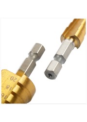 4-20 4-32 HSS High Speed ​​Step Drill Bit Metal Electric Drill Bits Iron Plate Hole Drill Opener Multifunction Cordless