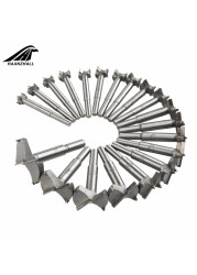 20pcs/set 14-50mm Forstner Drill Bits Woodworking Self Centering Hollow Cutter Saw Blade