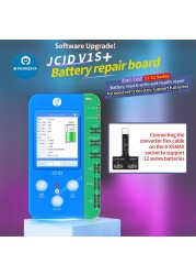 JC V1SE فليكس بطارية إصلاح كابل آيفون 11 12 Promax بطارية إصلاح بطارية التشفير الصحة تحذير إزالة أداة