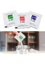 15 Pack PH Calibration Buffer Solution Powder Set , For Calibration Accurate pH Meter For Calibration PH Laboratory