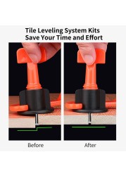 1102/551 Pieces Tile Leveling System Construction Tool Set Used Tile Leveling System Manual Tile Laying Leveling Tools Set