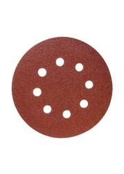 FOXBC 100pcs 125mm 5 inch 8 holes hook and loop sanding disc sand paper grits 60~1500 for polish tools accessories