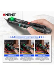 ANENG A3008 Digital Multimeter Automatic Intelligent Measurement Pen Meter 6000K Non-contact Potentiometer Multimeter