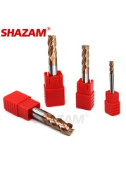 Milling Cutter Alloy Coating Tungsten Steel CNC Tool Maching Hrc55 Endmill SHAZAM Top Milling Cutter Tool Kit Milling Machine