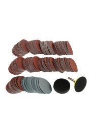 2 inch 50mm sandpaper assortment 60-3000 grit sanding disc set 2 inch ring sanding pad with 3mm shank for polisher cleaner tool