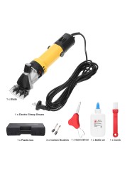 3000W 220V/110V Electric Sheep Goat Shearing Machine Trimmer Tool Wool Scissors Cutting Clipper Shaver With Box