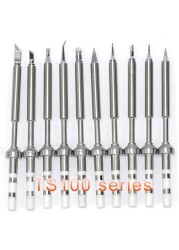 2020 Quicko TS100 Soldering Iron Tips Replacement Various Models of Electric Soldering Iron Tip Tip K KU I D24 BC2 C4 C1 JL02