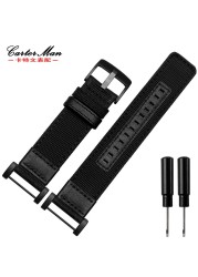 24mm fabric strap for Suunto core smart watch, made of nylon, with adapters, high quality, new