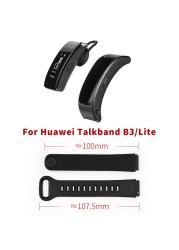 16mm silicone watch band for huawei talkband b3/lite silicone with quick release watch pins men women quick release watch band