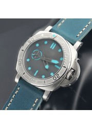 2022 Brand New ELAB-ID 47mm Gray Sandwich Dial Recycled PET Nylon Strap Men's Rubber Strap Automatic Watch