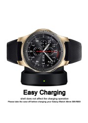 Silicone Case For Samsung Galaxy Watch 46mm 42mm Case Cover Plated Gear S3 Classic Frontier Gear Sport Protective Case