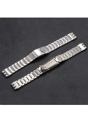 Watch Accessories Watch Strap For Swatch Watch Stainless Steel Bracelet Solid Convex And Prong Steel Belt 17mm 17.5mm 20mm 22mm
