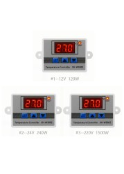 Digital W3002 Temperature Controller 10A Thermostat Control Strong Hardness Electric Portable Switch With Probe Sensor