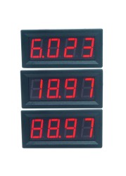 4 Digits High Accuracy 4-30V 0-10A/50A/100A Voltmeter Ammeter Dual LED Digital Display Ampere Volt Merter Meter Panel