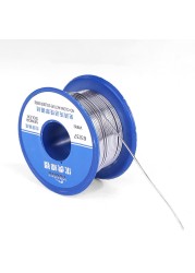 50g Soldering Solder Wire High Purity Low Fusion Spot 0.5mm 0.8mm 1.0mm Rosin Solder Wire Roll No Clean Tin BGA Soldering