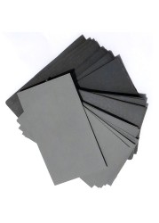 70pcs sandpaper 600 to 2500 grit abrasive paper sheets wet dry for metal wood jewelry auto craft finish polishing sanding