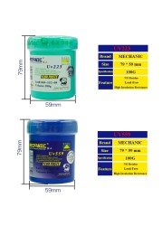 Mechanical UV223 UV559 10CC/100G No Cleaner SMD Soldering Resistant Paste for iPhone Soldering Repair Lead Free Soldering Flux Consumables