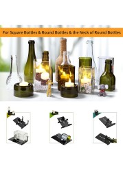 Glass Cutter Glass Bottle Cutter Cutting Tool Square and Round Beer Bottle Wine Carvings Cutter DIY Glass Cutting Machine