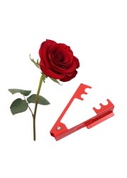 DIY Metal Flower Cutter Garden Rose Flower Thorn Stem Leaf Stripper Rose Plier Remove Burrs Garden Tool