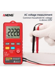 ANENG 8000 Digital Multimeter AN302 Rms multímetro transistor tester professional digital multimeter metro meter