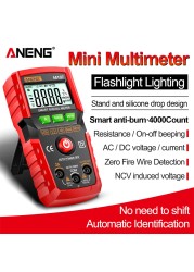 ANENG M107 Mini Digital Multimeter 4000 count Auto tester digital multimetre profesional testeur electrique multímetro test