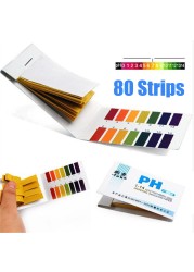 80 Strips/Pack PH 1-14 Sheets Full Litmus PH Meter PH Controller PH Indicator Litmus Test Convenient Acid Alkali Indicator