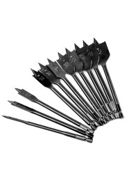 11pcs spade drill bits mulitifunction woodworking drill kits carpentry hand electrical accessories