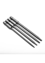 4pcs hex head wrench drill bits set screwdriver bit tips magnetic hex key screwdriver socket bit set