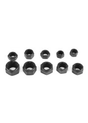 Professional 10pcs Impact Bolt Nut Remover Set With Storage Box 9-19mm