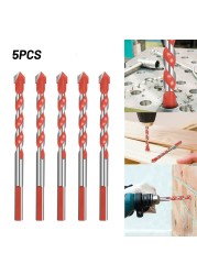 Multifunctional ceramic drill bits wall glass punching hole work Multifunctional drilling triple hole carbide drill