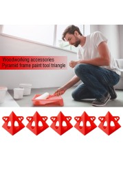 Triangle Paint Pads Pyramid Stands Set Triangle Paint Pads Feet for Woodworking Carpenter Woodworking Accessories