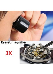 Single Lens Microscope Watch Magnifier Lightweight Magnifying Glass Portable Loupe For Eye Magnifier Lens Watches Jewelry Tool