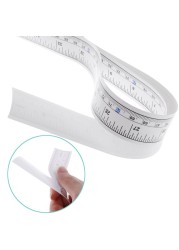 Dropshipping 90cm Self-adhesive Metric Tape Measure Ruler Vinyl for Sewing Machine Sticker