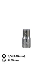 1/4" Drive Square to 1/4" Hex Shank Socket Bit Adapter Quick Release Screwdriver Holder Impact Socket Converter Adapter Tool
