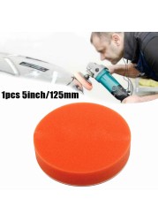 1pc 125mm/5" Flat Sponge Polishing Buffing Pads Waxing Clean for Car Polisher Sponge Polishing Pad Buffing Pad for Car