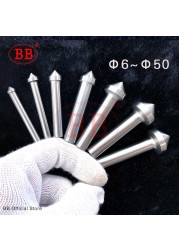 BB 90 Degree Wide HSS Chamfer Milling Metal Tool 1 3 Flute Cutter De-Durring Orifice Rose Cove Drill