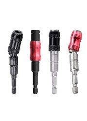 Magnetic Ring Screwdriver Bit Drill 1/4" Hex Hand Tools Drill Bit Extension Rod Holder Quick Change Drive Guide Screw Drill Tip