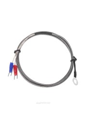 F92C 6mm Hole Washer K Type Thermocouple Temperature Sensor Probe 1m Cable For Industrial Temperature Controller
