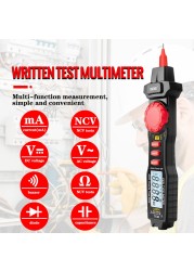 ANENG A3004 Multimeter Pen Type Meter 4000 Counts Non Contact AC/DC Voltage Resistance Capacitance Diode Continuity Tester Tool